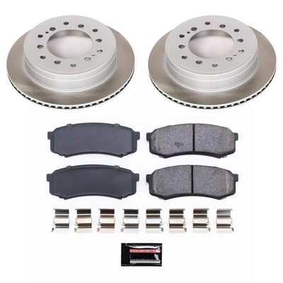 Power Stop 10-22 Lexus GX460 Front and Rear Semi-Coated Rotor Kit