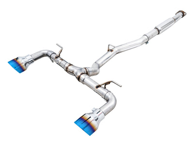 AWE Track Edition Exhaust for Subaru BRZ / Toyota GR86 / Toyota 86 / Scion FR-S - Vapor Blue Tips