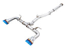 AWE Track Edition Exhaust for Subaru BRZ / Toyota GR86 / Toyota 86 / Scion FR-S - Vapor Blue Tips