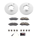 Power Stop 20-23 Ford Transit-350 HD Front and Rear Z17 Coated Brake Kit