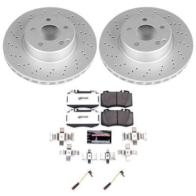 Power Stop 03-06 Mercedes-Benz CL500 Front Z26 Coated Brake Kit