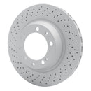 DFC 98-98 Porsche 911 Left Rear Drilled Hi-Carbon Alloy Geomet Coated Rotor