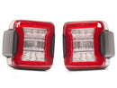 Raxiom 18-26 Jeep Wrangler JL LED Tail Lights- Clear Housing- Clear Lens