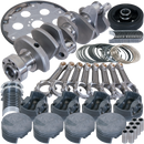 Eagle Chevy 454 1Pc 4.250in Crank 6.385in I-Beam Rod -3cc Flat Top 4.310in Pistons Balanced Assembly