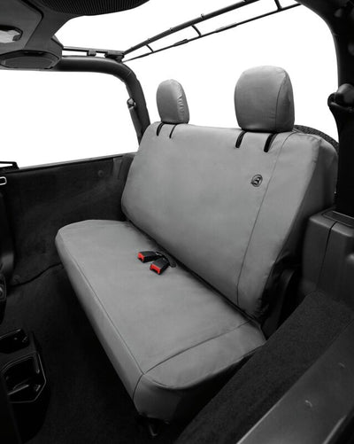 Bestop 18-23 Jeep Wrangler JL 2-Door Rear Seat Covers (Charcoal)