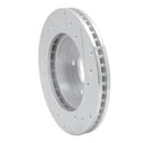 R1 82-88 Chevrolet Camaro Rear Left Drilled & Slotted Silver Brake Rotor