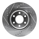 R1 05-26 Suzuki Equator Front Drill & Slot Silver Rotors