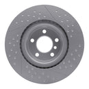DFC 12-20 BMW 230i xDrive Rear GeoSPEC Coated Rotor - Dimpled and Slotted