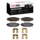 DFC 15-21 Subaru WRX Rear Drilled & Slotted Geoperformance Rotors 5000 Advanced Pads w/Hardware