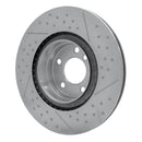 DFC 12-20 BMW M235I xDrive Rear Brake Rotor - Dimpled and Slotted