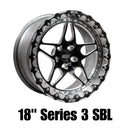 Belak 18x10 / 6.75in BS / 5x114.3 BP / High Pad / Series 3 Wheel - Single Beadlock