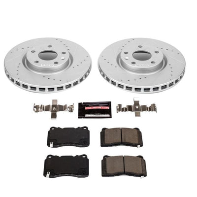Power Stop 15-19 Chevrolet Corvette Front & Rear Z23 Evolution Sport Brake Kit