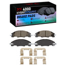 DFC 08-11 Ford Focus Front Geospec Rotors w/4000 HybriDynamic Brake Pads w/Hardware