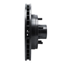 R1 78-78 Buick Century Front Right Drilled & Slotted Black Brake Rotor