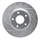 R1 82-85 Mercedes-Benz 500SEC Front & Rear Drilled & Slotted Silver Brake Rotor Set