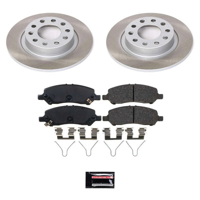 Power Stop 13-16 Dodge Dart Rear Semi-Coated Rotor Kit