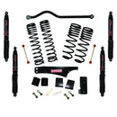 Skyjacker 2007-2018 Jeep Wrangler JK 2 Door 4WD Long Travel 3.5in-4in Lift Kit w/Black Max Shocks