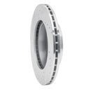 R1 86-87 Acura Legend Front Right Drilled & Slotted Silver Brake Rotor