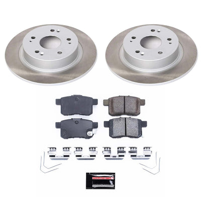 Power Stop 11-14 Acura TSX Front and Rear Semi-Coated Rotor Kit