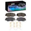 DFC 12-16 Honda CR-V Front Rotors w/4000 HybriDynamic Brake Pads w/Hardware