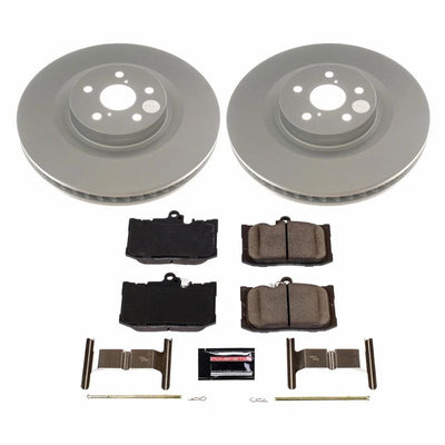 Power Stop 13-19 Lexus GS350 Front & Rear Z17 Evolution Geomet Coated Brake Kit