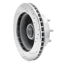 R1 92-94 Ford E-350 Econoline Club Wagon Front Left Drilled & Slotted Silver Brake Rotor