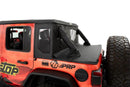 Bestop 18-26 Jeep Wrangler JL 4-Door Halftop Soft Top (Black Diamond)