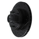 R1 91-96 Buick Roadmaster Front Right Drilled & Slotted Black Brake Rotor