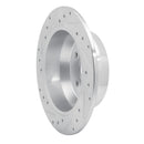 R1 99-04 Jeep Grand Cherokee Rear Drilled & Slotted Silver Brake Rotor Set