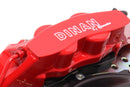 Dinan 11-13 BMW 335is Front Brake Kit - Red Calipers - Slotted