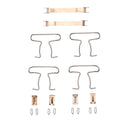 DFC 76-82 Honda Accord Sedan Front 5000 Advanced Semi Metallic Brake Pads and Hardware Kit