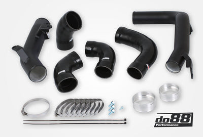 do88 Volvo S60 V60 XC60 V90 S90 XC90 SPA Pressure Pipes T8 Petrol do88 Intercooler Black Hoses