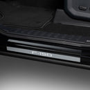 Putco 15-20 Ford F-150 - SuperCrew w/ F-150 Etching (4pcs) Black Platinum Door Sills