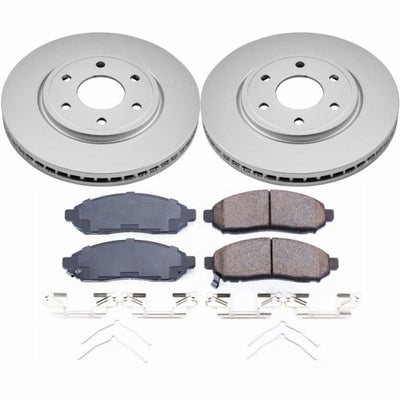 Power Stop 2019 Nissan Frontier Front & Rear Z17 Evolution Geomet Coated Brake Kit