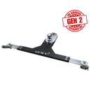 Gen-Y Dodge/RAM GoosePuck II 5in Offset Ball Puck Mount & 25K Towing w/Safety Chain Anchors