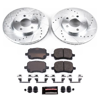 Power Stop 04-08 Chevrolet Malibu Front & Rear Z23 Evolution Sport Brake Kit