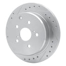 R1 86-92 Toyota Supra Front & Rear Drilled & Slotted Silver Brake Rotor Set
