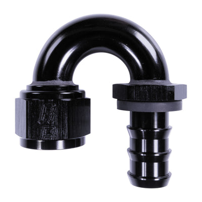 Russell 12AN Twist-Lok 180 Degree Hose End - Black