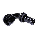 Russell 12AN Twist-Lok 90 Degree Hose End - Black