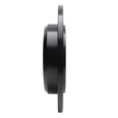 R1 11-22 Dodge Durango Rear Right Drilled & Slotted Black Brake Rotor
