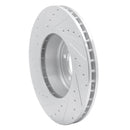 R1 04-10 BMW 535i Front & Rear Drilled & Slotted Silver Brake Rotor Set