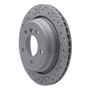 R1 96-03 BMW 525I (USA/Canada) Rear Left Drilled & Slotted Geo-Carbon Rotor