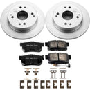 Power Stop 91-93 Honda Accord Front & Rear Z17 Evolution Geomet Coated Brake Kit
