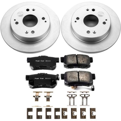 Power Stop 1997 Acura CL Front & Rear Z17 Evolution Geomet Coated Brake Kit