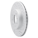 R1 11-19 Ford Fiesta (USA/Canada) Front Right Drilled & Slotted Geo-Carbon Rotor