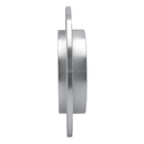R1 88-94 Volvo 780 Rear Left Drilled & Slotted Silver Brake Rotor