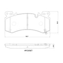 Brembo OE 21-24 Cadillac Escalade/Suburban/23-24 Chevy Silverado 1500 Ceramic Brake Pad - Front