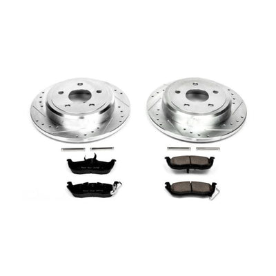 Power Stop 06-10 Jeep Commander Front & Rear Z23 Evolution Sport Brake Kit