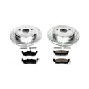 Power Stop 06-10 Jeep Commander Rear Z23 Evolution Sport Brake Kit w/Calipers