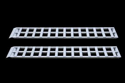 Gen-Y Lightweight 6.5ft Aluminum Loading Ramps 12in x 78in 600lb Capacity Per Ramp - Pair